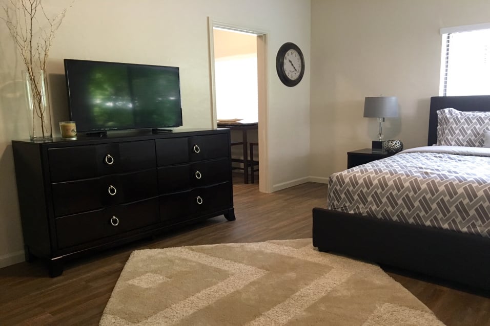 Bedroom and Living Area